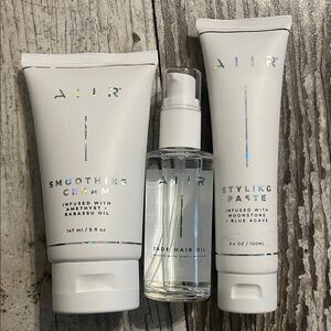 AIIR Hair Care Set - Smoothing Cream, Styling Paste, Jade Hair Oil